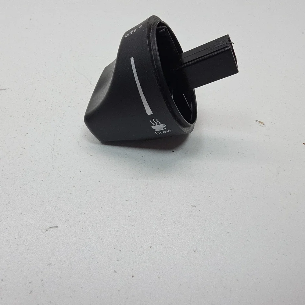 Mr. Coffee Espresso ECM160e Replacement‎ Control Knob Black Brew Steam Off